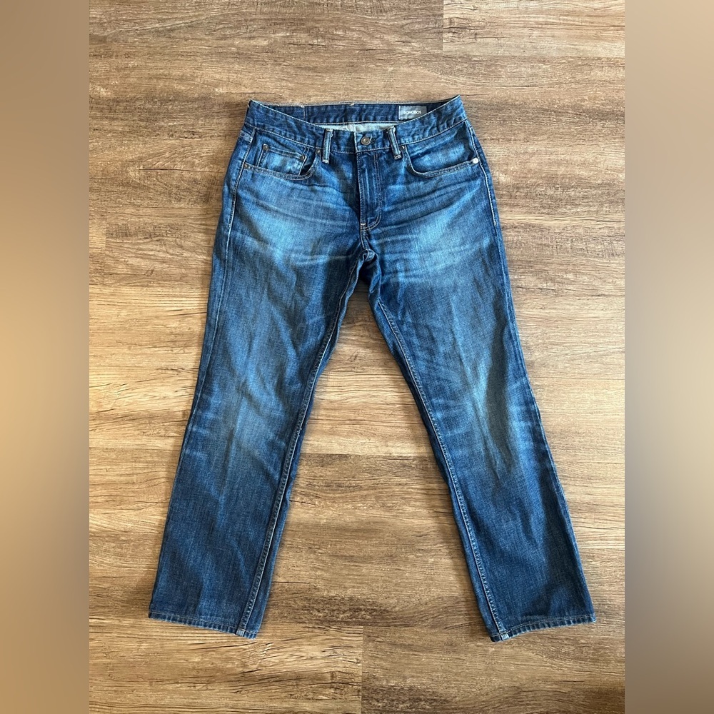 Bonobos The‎ Blue Jean Men's 35 x 32 Medium Wash Denim Slim fit Stretch E20